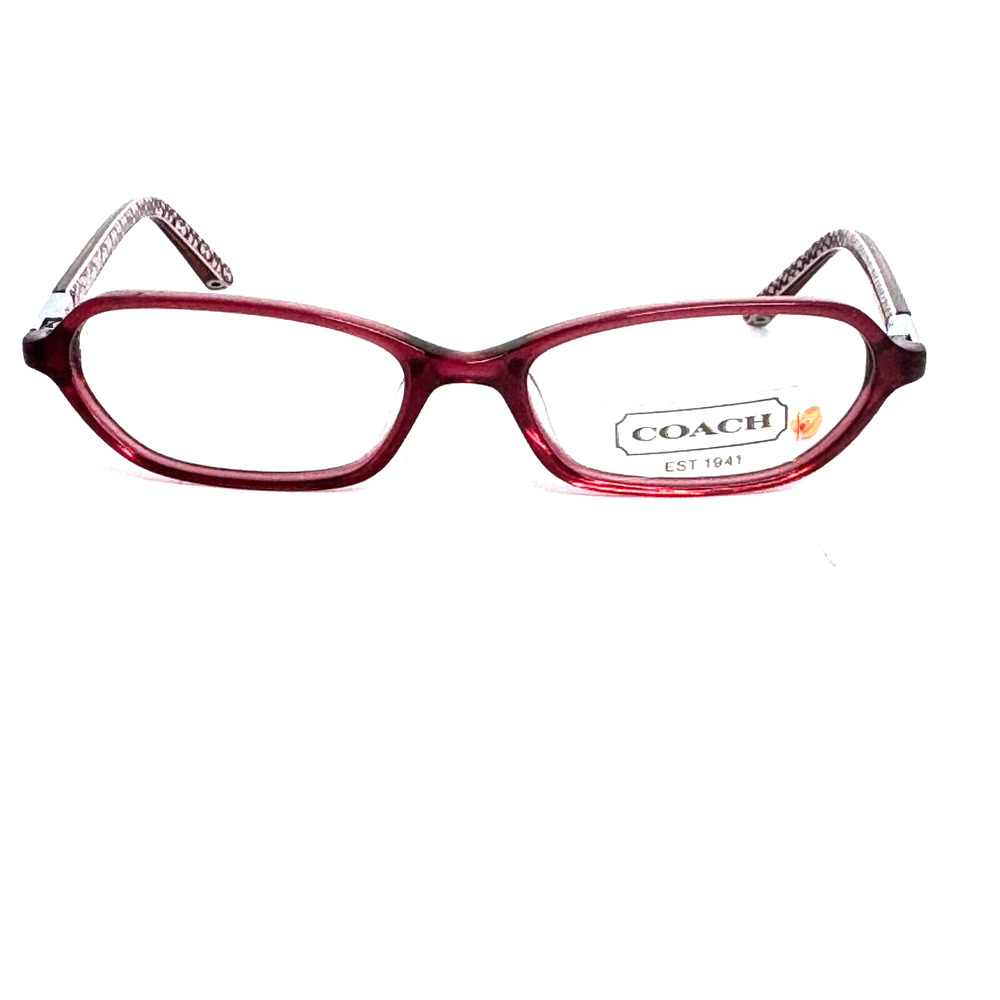 COACH Margaret 580 Berry Crystal Rectangle KIDS Eyeglasses 47-15-135 H4050‎